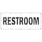 Signmission RESTROOM BANNER SIGN john stall water closet ladies room bathroom B-120 Restroom - alternate 1